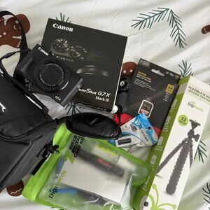 Canon PowerShot G7 x Mark III Black Camera US Model 3638C001